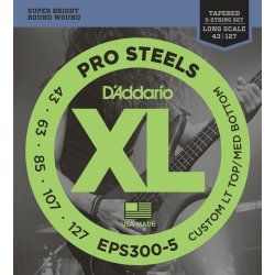 D'Addario EPS300-5, 043 - 127 (5-Strenges�t Balanced)